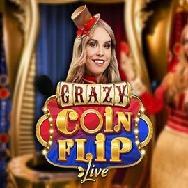 Crazy Coin Flip slot visual from Evolution available on wonaco.com.pl