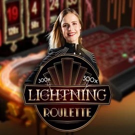 Lightning Roulette slot icon by Evolution, available at Wonaco Casino