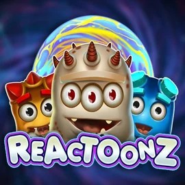 Reactoonz game by Play'n GO – logo hosted on Wonaco Casino